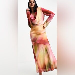 ASOS Multicolor Maxi Dress